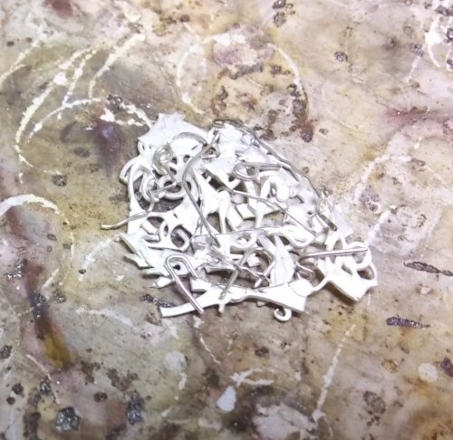 Judy Larson's Make a Lacy Argentium Scrap Metal Sheet - , General Education, Butane Torch, Soldering, Solder, make a lacy argentium scrap metal sheet